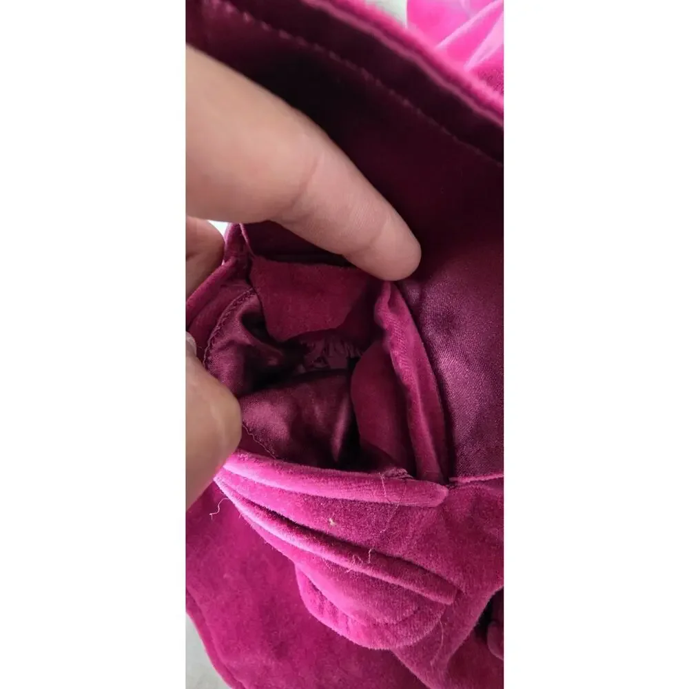 Y2K Ann Taylor Pink Berry Velvet Stylish Versatile Cotton Women Blazer
